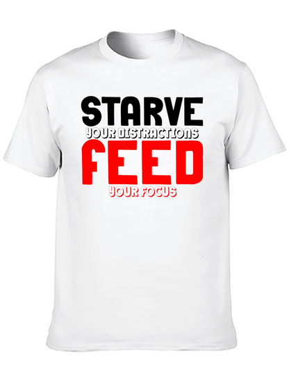 Camiseta Negra Motivacional: Enfoca tu Energía