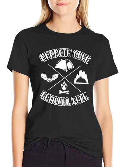 Camiseta Negra Mammoth Cave National Park para Hombre