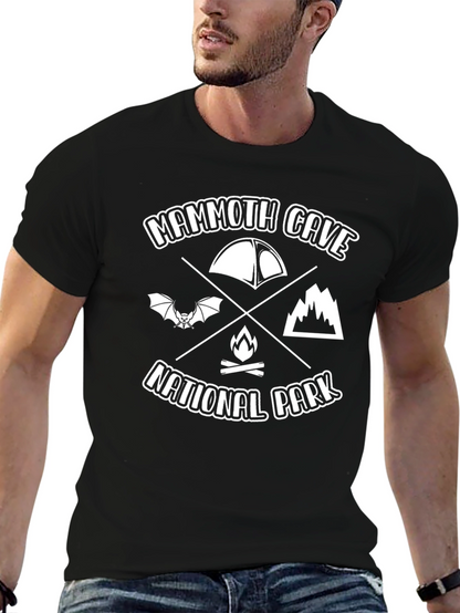 Camiseta Negra Mammoth Cave National Park para Hombre