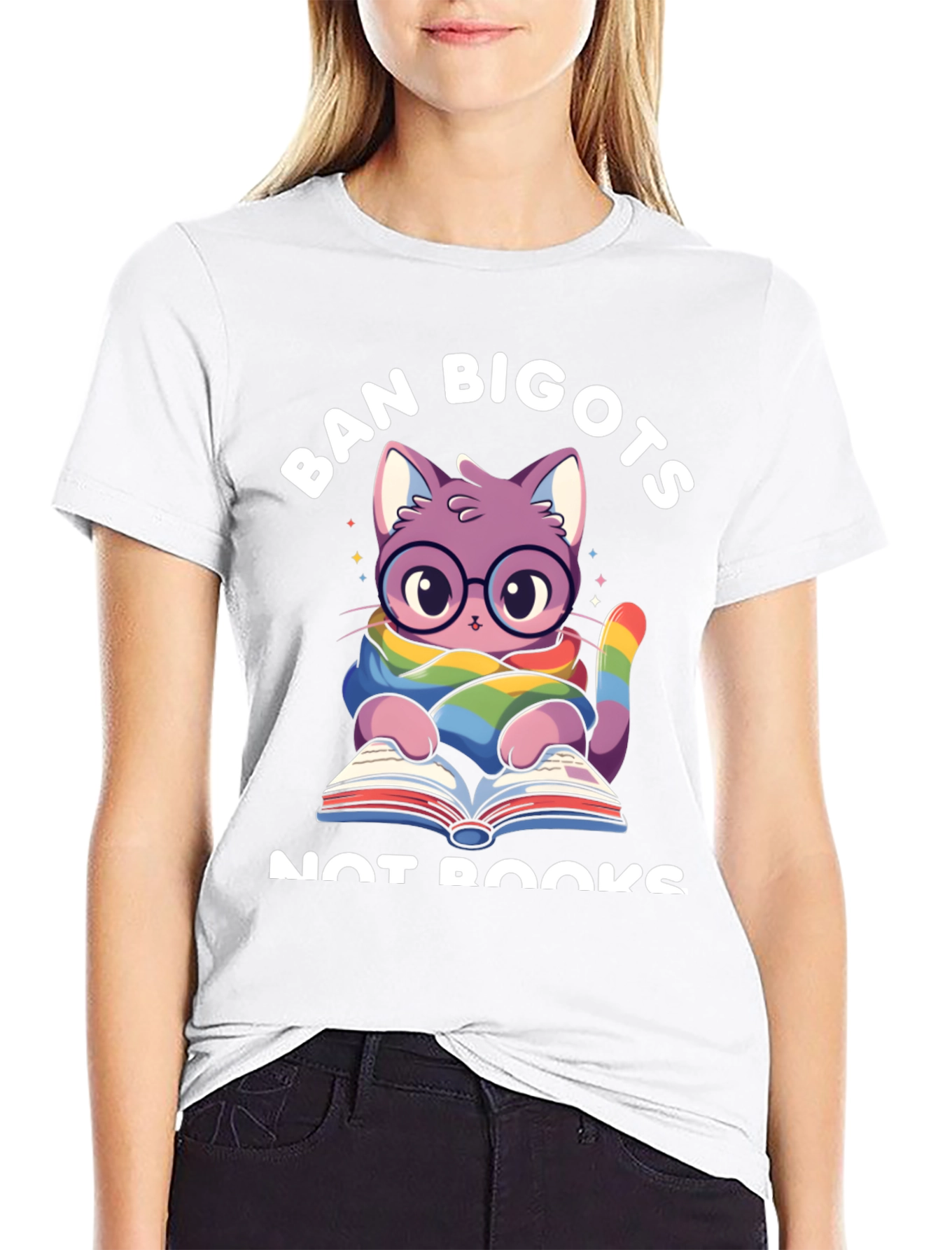 Camiseta Ban Bigots Not Books