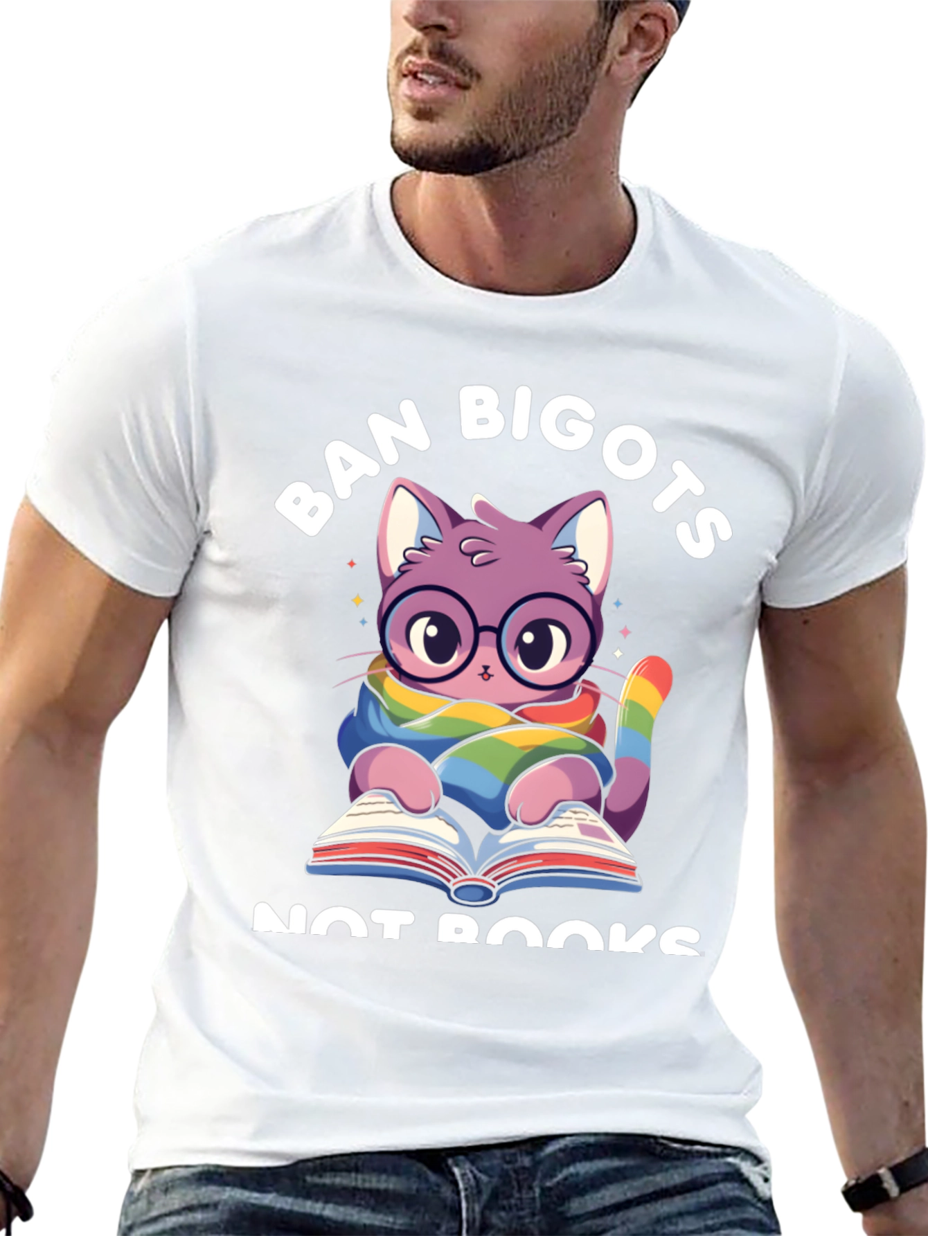 Camiseta Ban Bigots Not Books