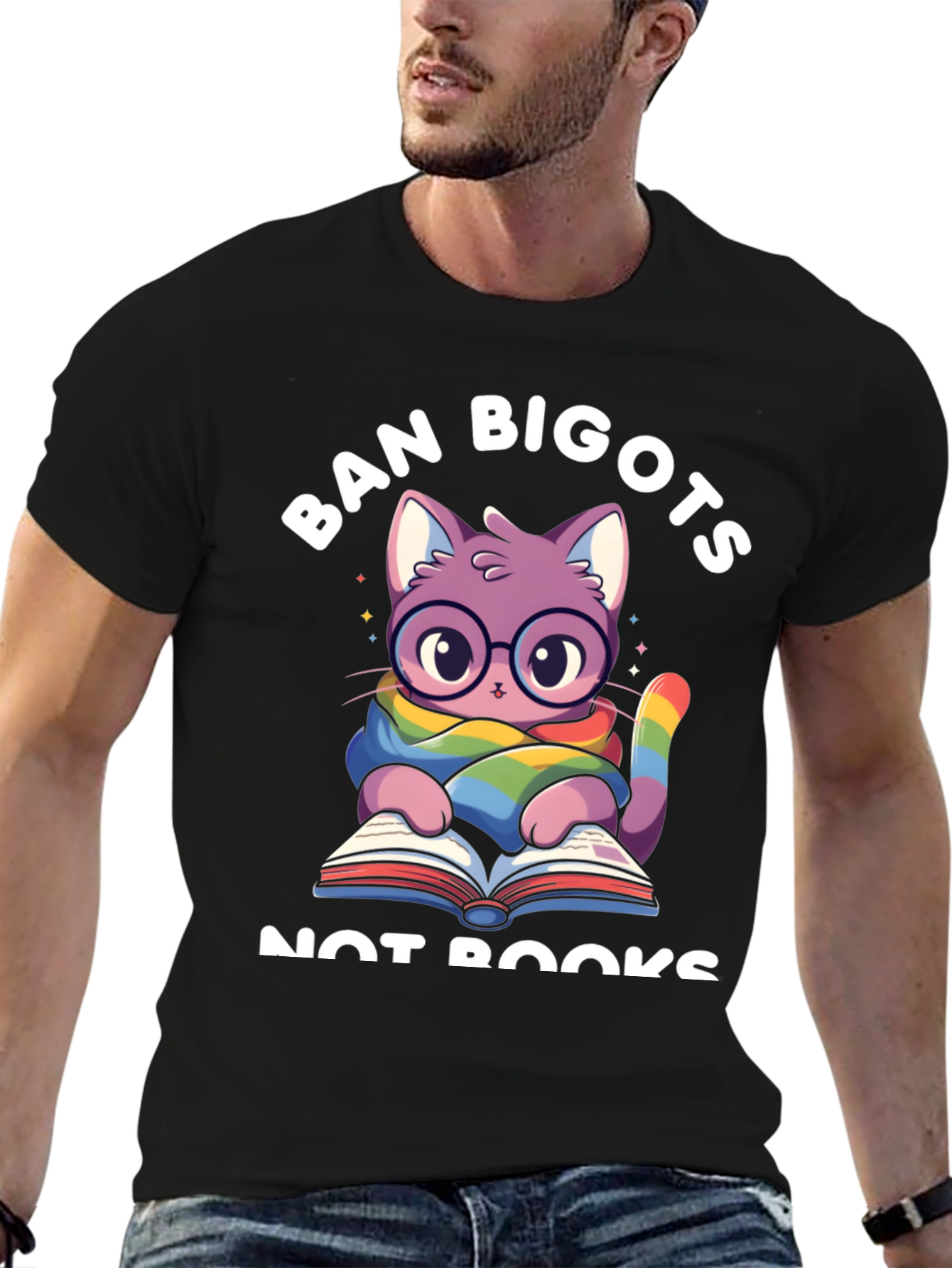 Camiseta Ban Bigots Not Books