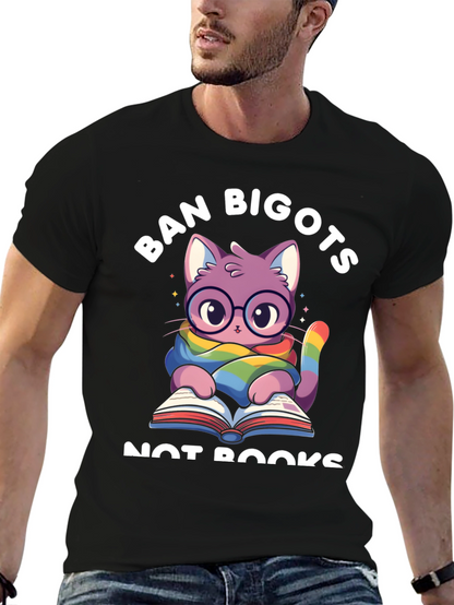 Camiseta Ban Bigots Not Books