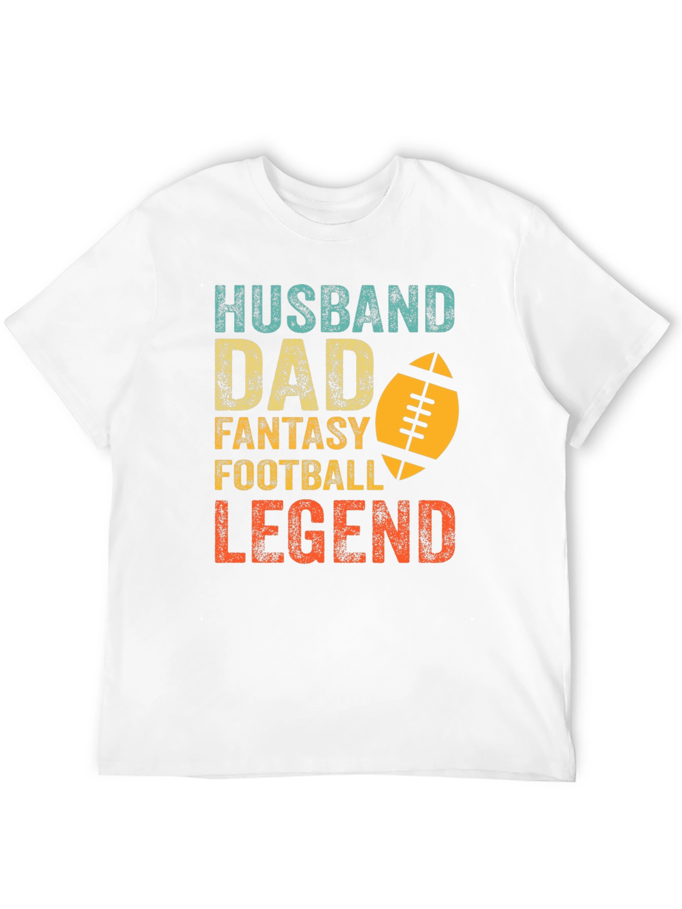 Camiseta Hombre: Marido Padre Leyenda del Fútbol Fantasía