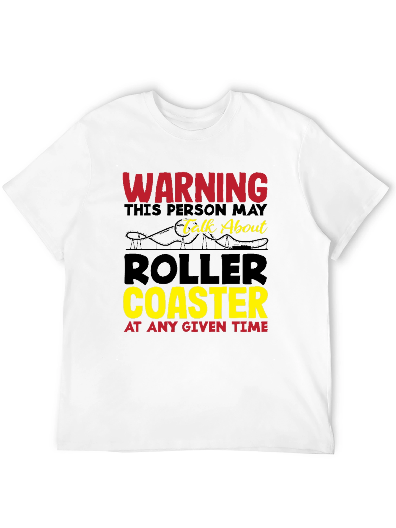 Camiseta de fanático de montañas rusas