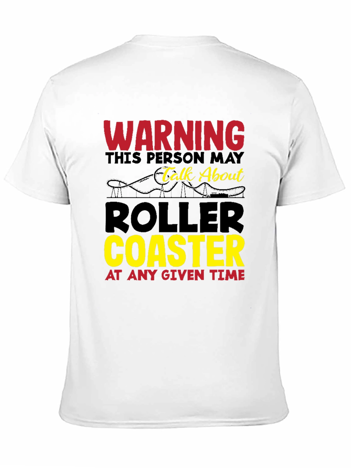 Camiseta de fanático de montañas rusas