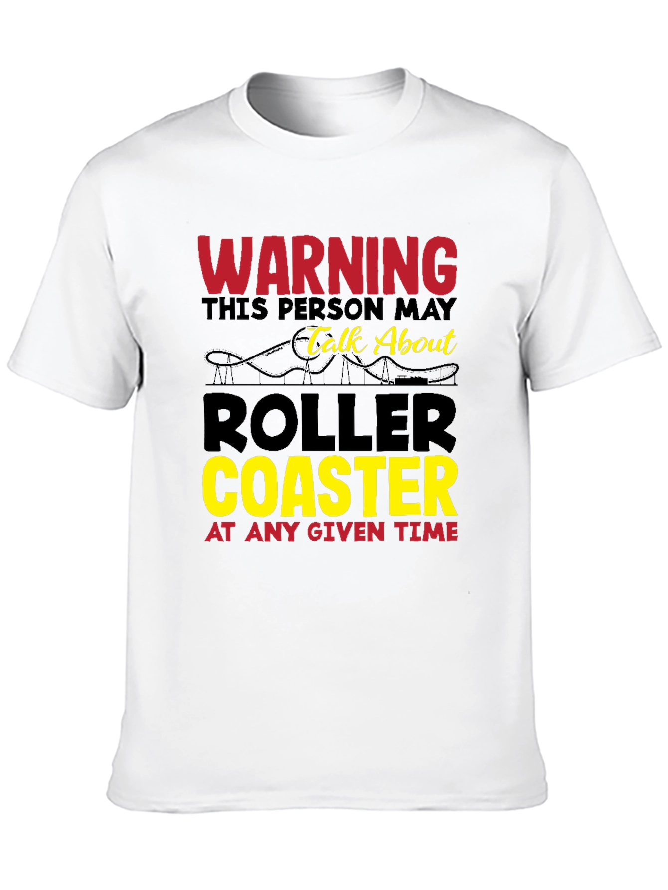 Camiseta de fanático de montañas rusas