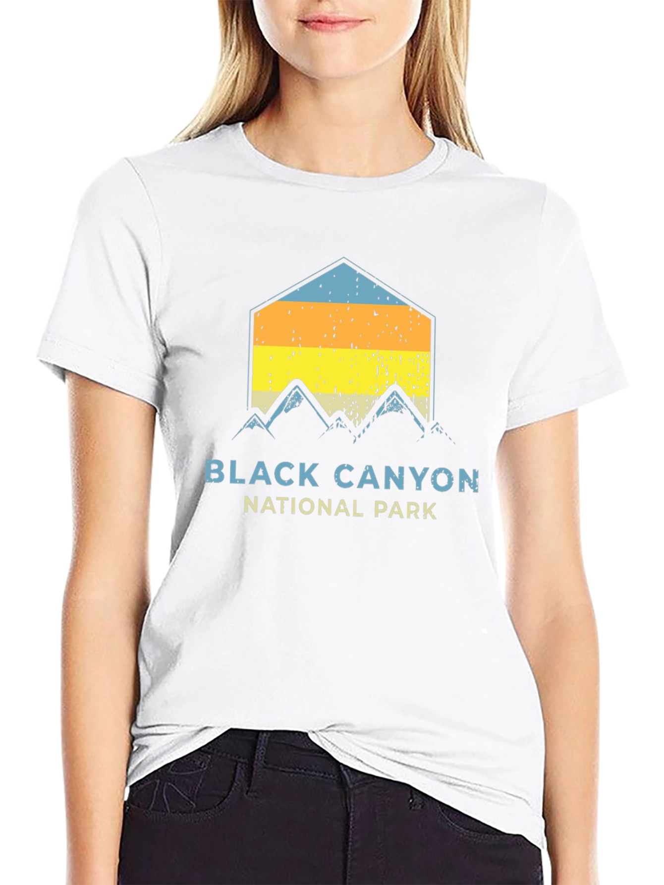 Camiseta Negra Black Canyon National Park
