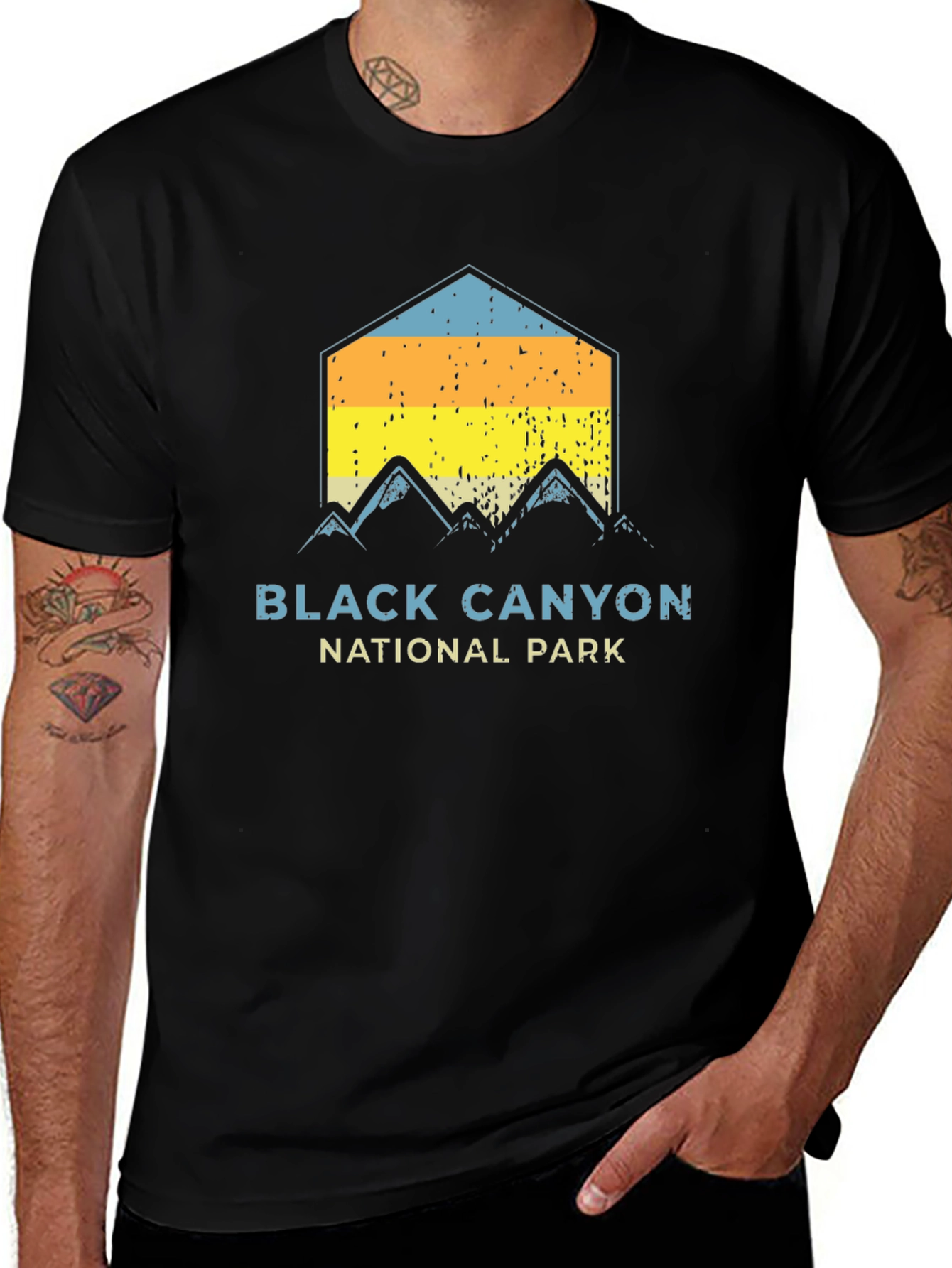 Camiseta Negra Black Canyon National Park