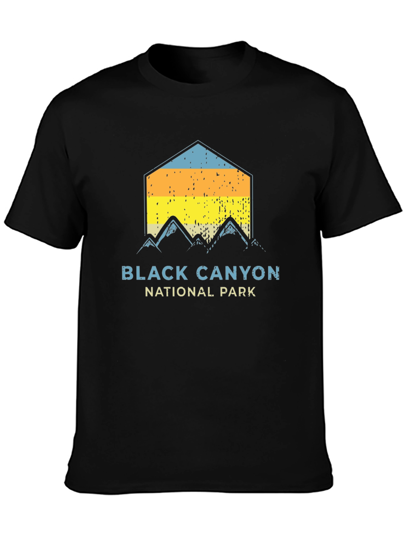 Camiseta Negra Black Canyon National Park