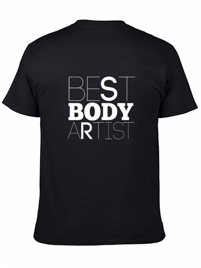 Camiseta Negra Best Body Artist para Hombre