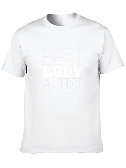 Camiseta Negra Best Body Artist para Hombre