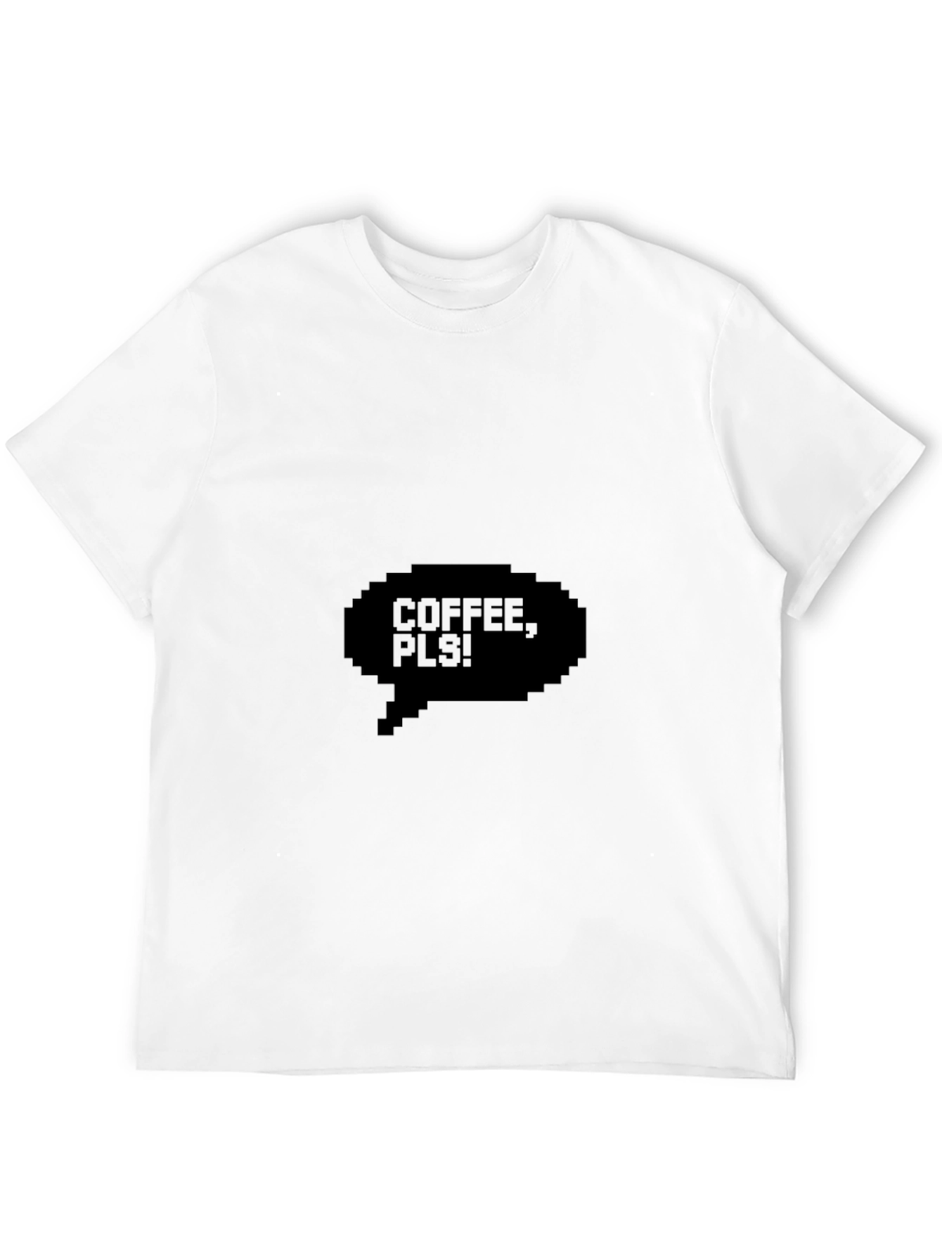 Camiseta Negra Coffee Pls!