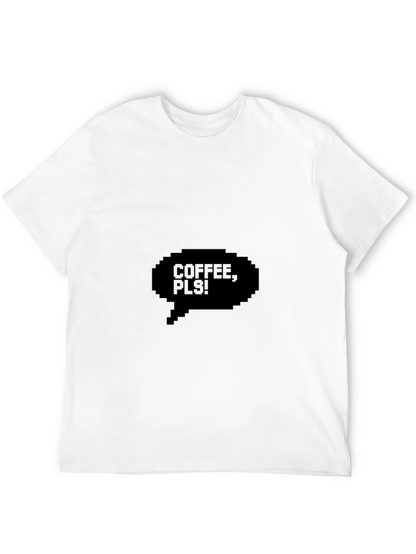Camiseta Negra Coffee Pls!