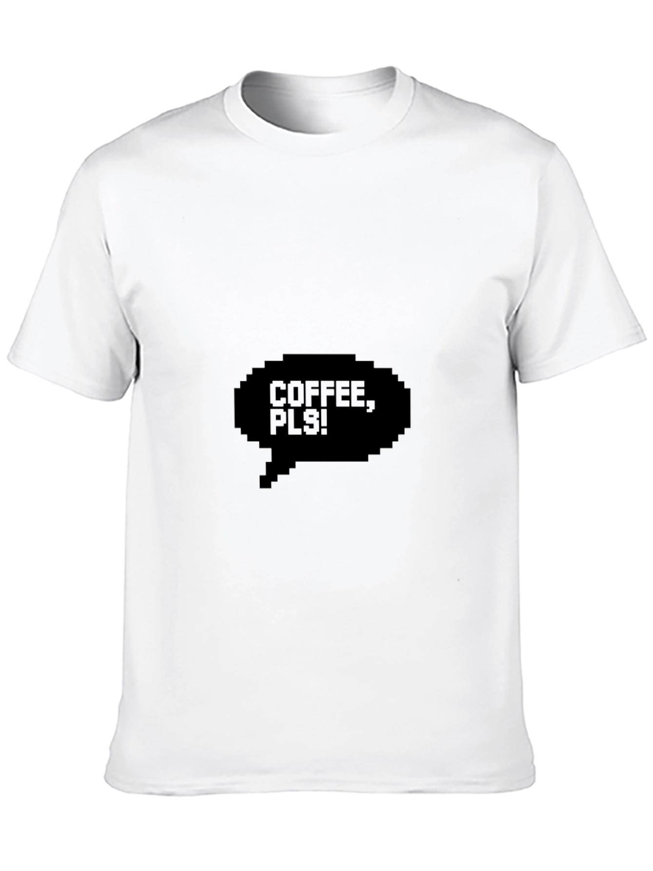 Camiseta Negra Coffee Pls!