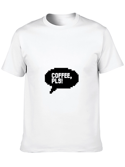 Camiseta Negra Coffee Pls!