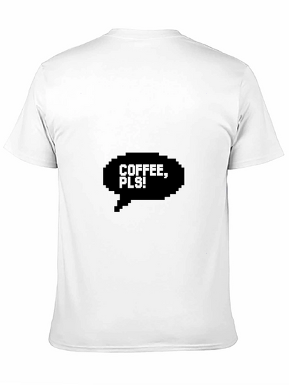 Camiseta Negra Coffee Pls!