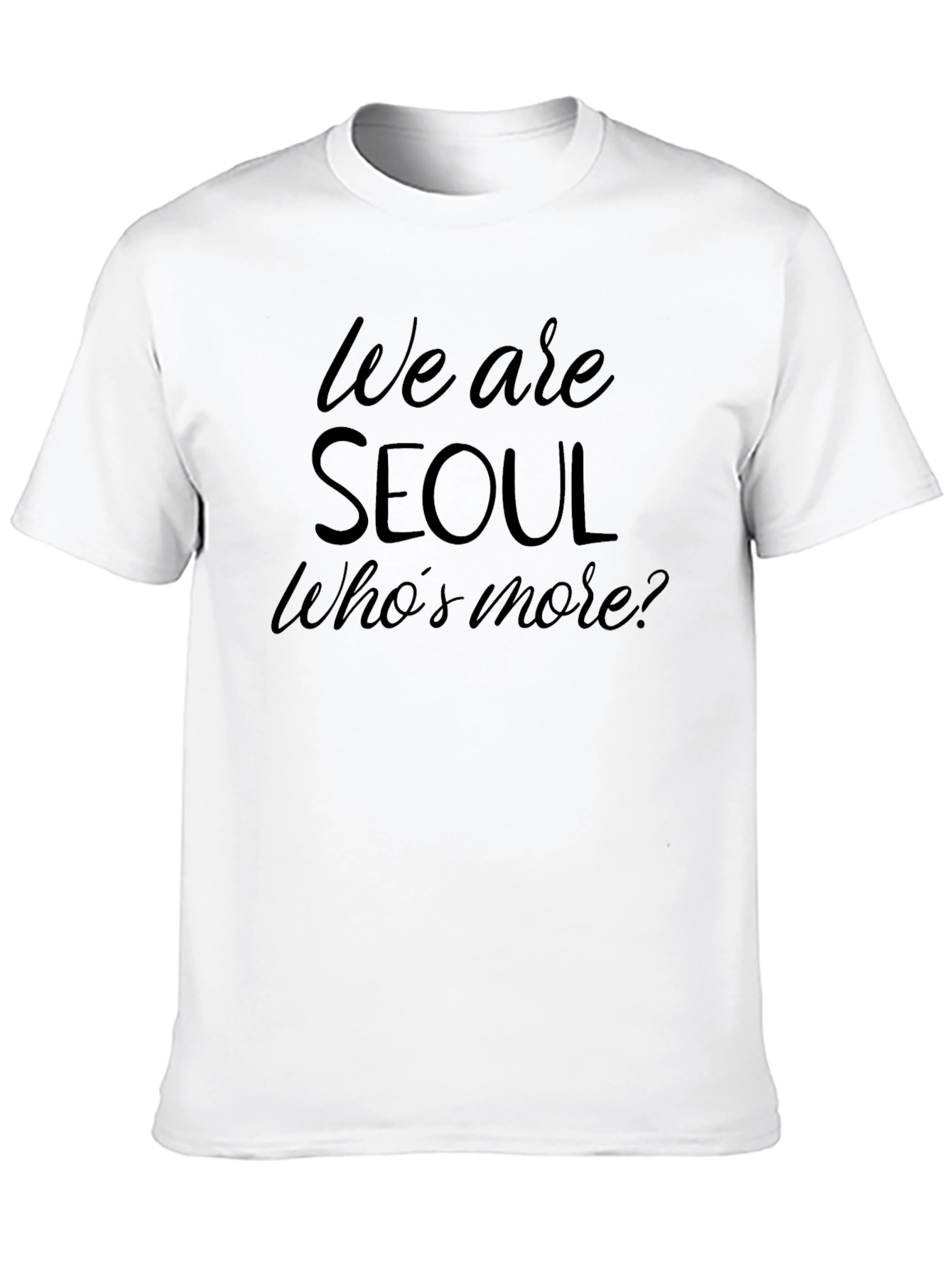 Camiseta Negra We are Seoul