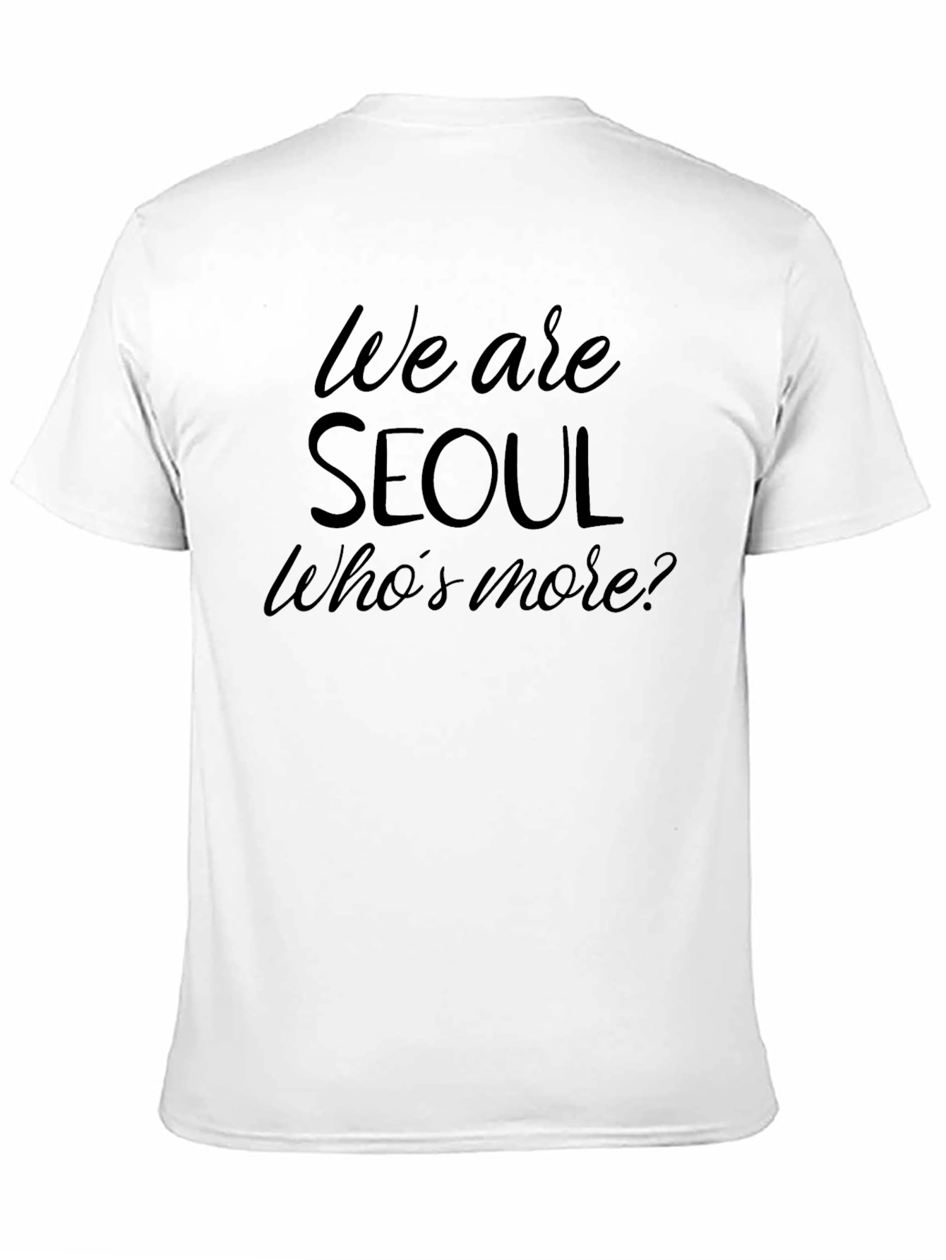 Camiseta Negra We are Seoul
