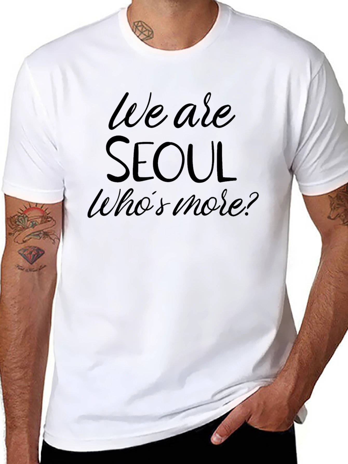 Camiseta Negra We are Seoul