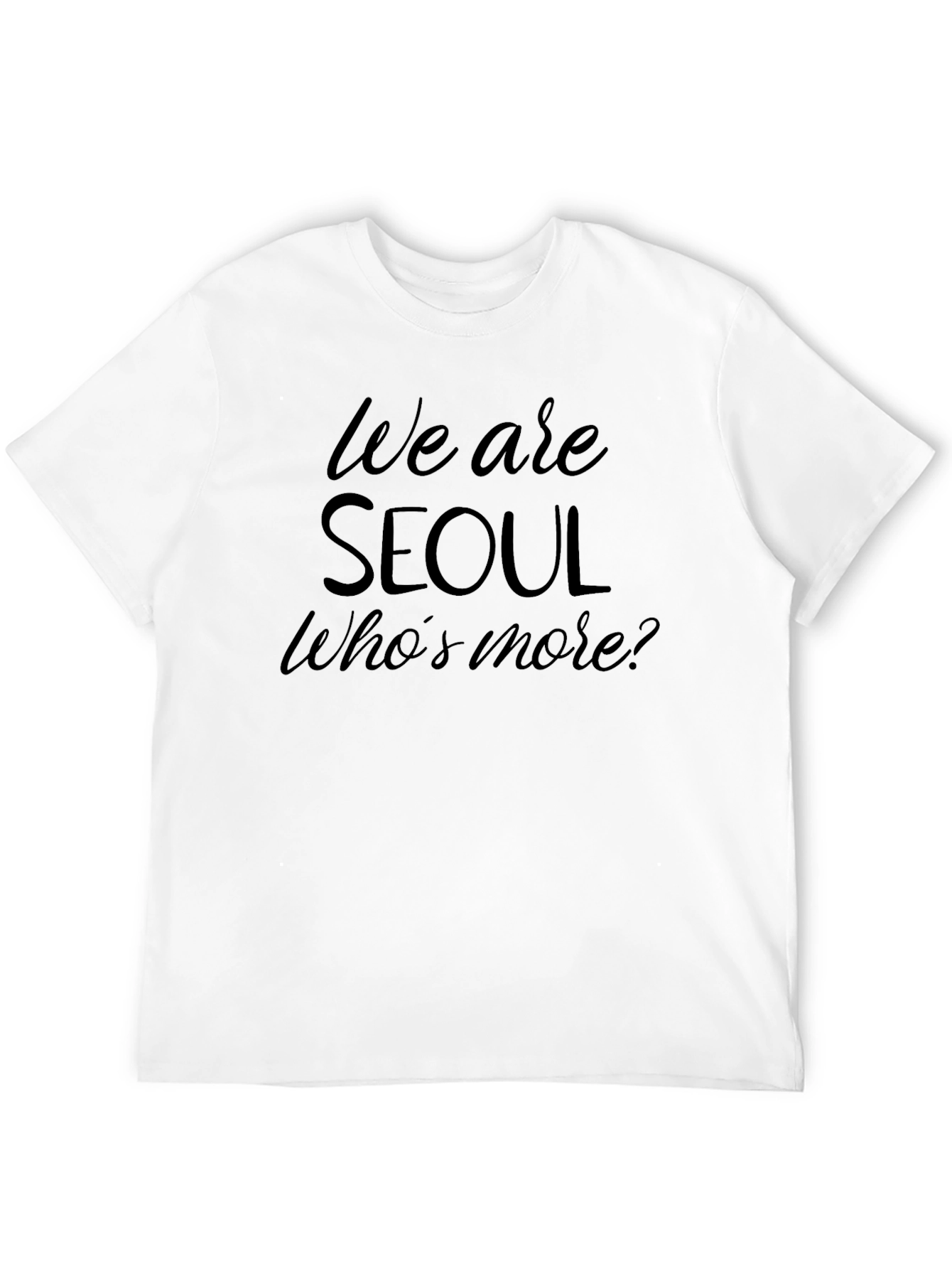 Camiseta Negra We are Seoul