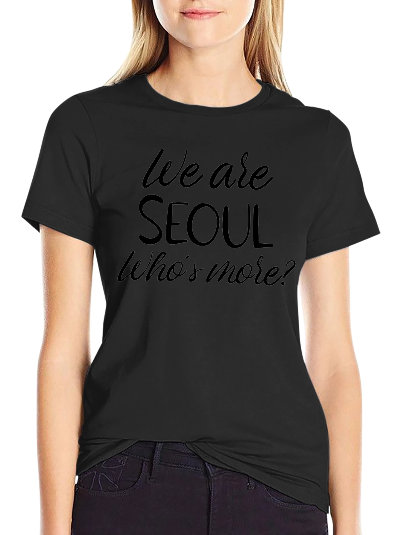 Camiseta Negra We are Seoul