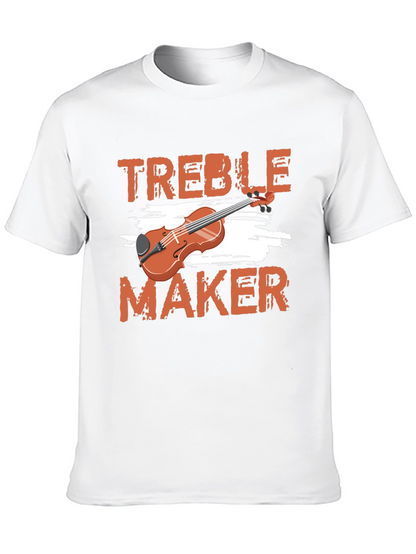 Camiseta Negra Treble Maker para Amantes de la Música