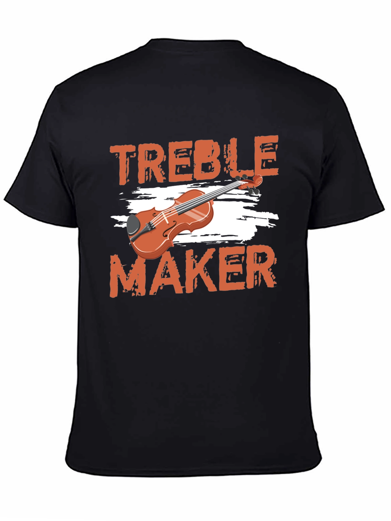 Camiseta Negra Treble Maker para Amantes de la Música