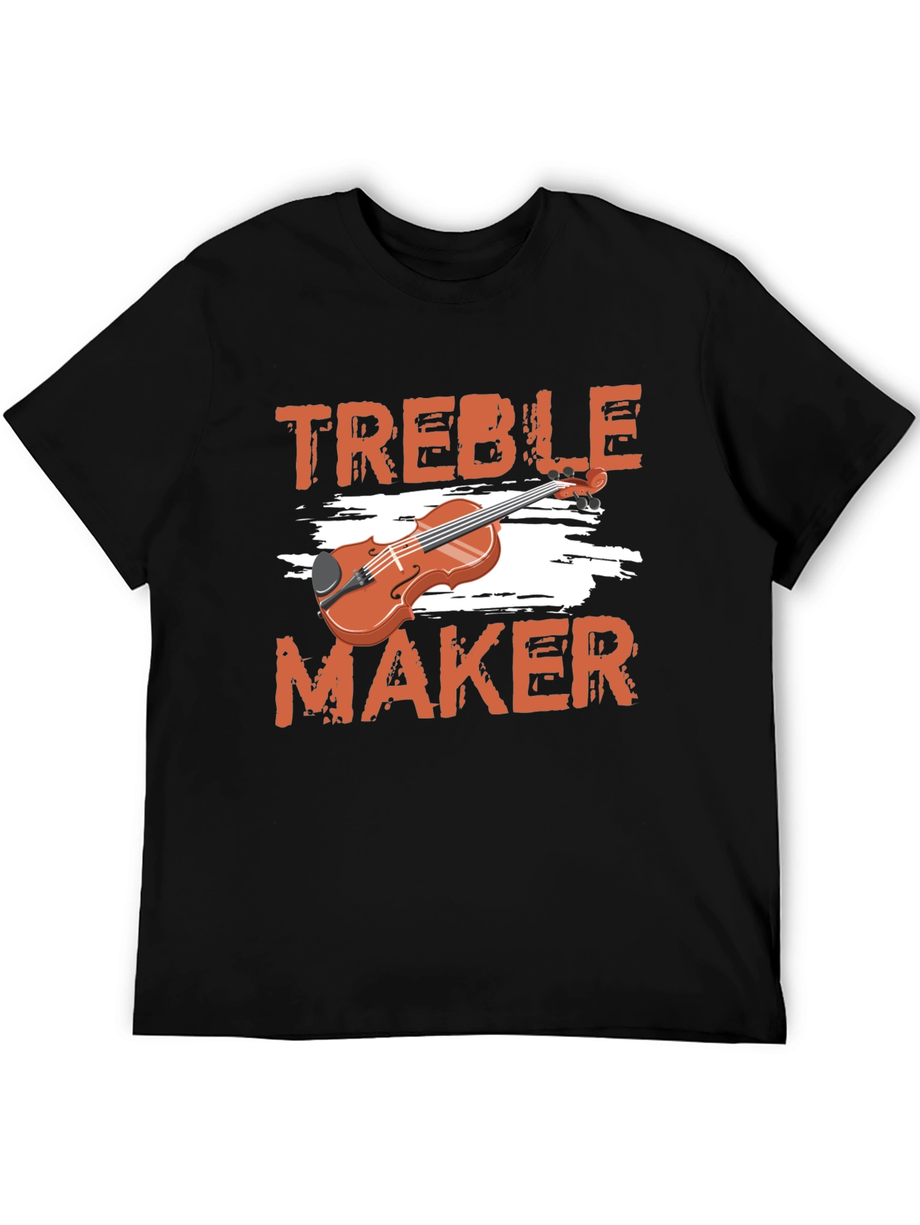 Camiseta Negra Treble Maker para Amantes de la Música