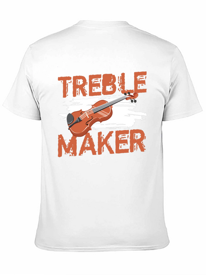 Camiseta Negra Treble Maker para Amantes de la Música