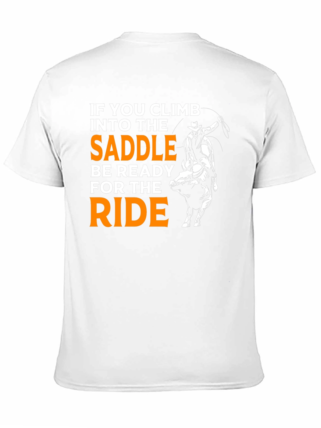 Camiseta Negra Vaquero: Si Subes ¡Prepárate!