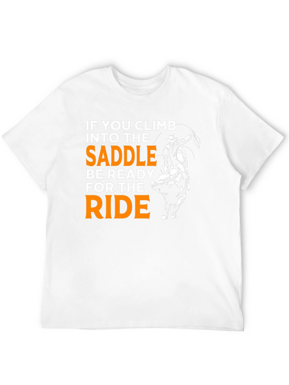 Camiseta Negra Vaquero: Si Subes ¡Prepárate!