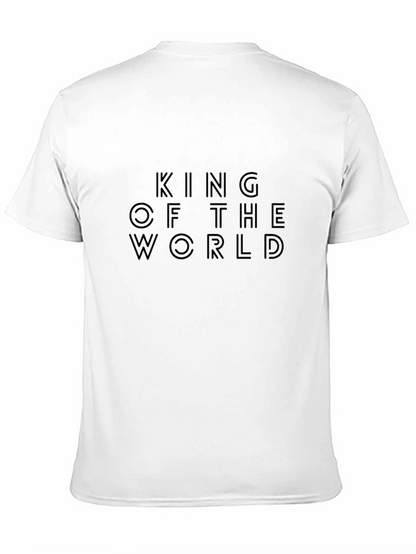 Camiseta Negra Rey del Mundo