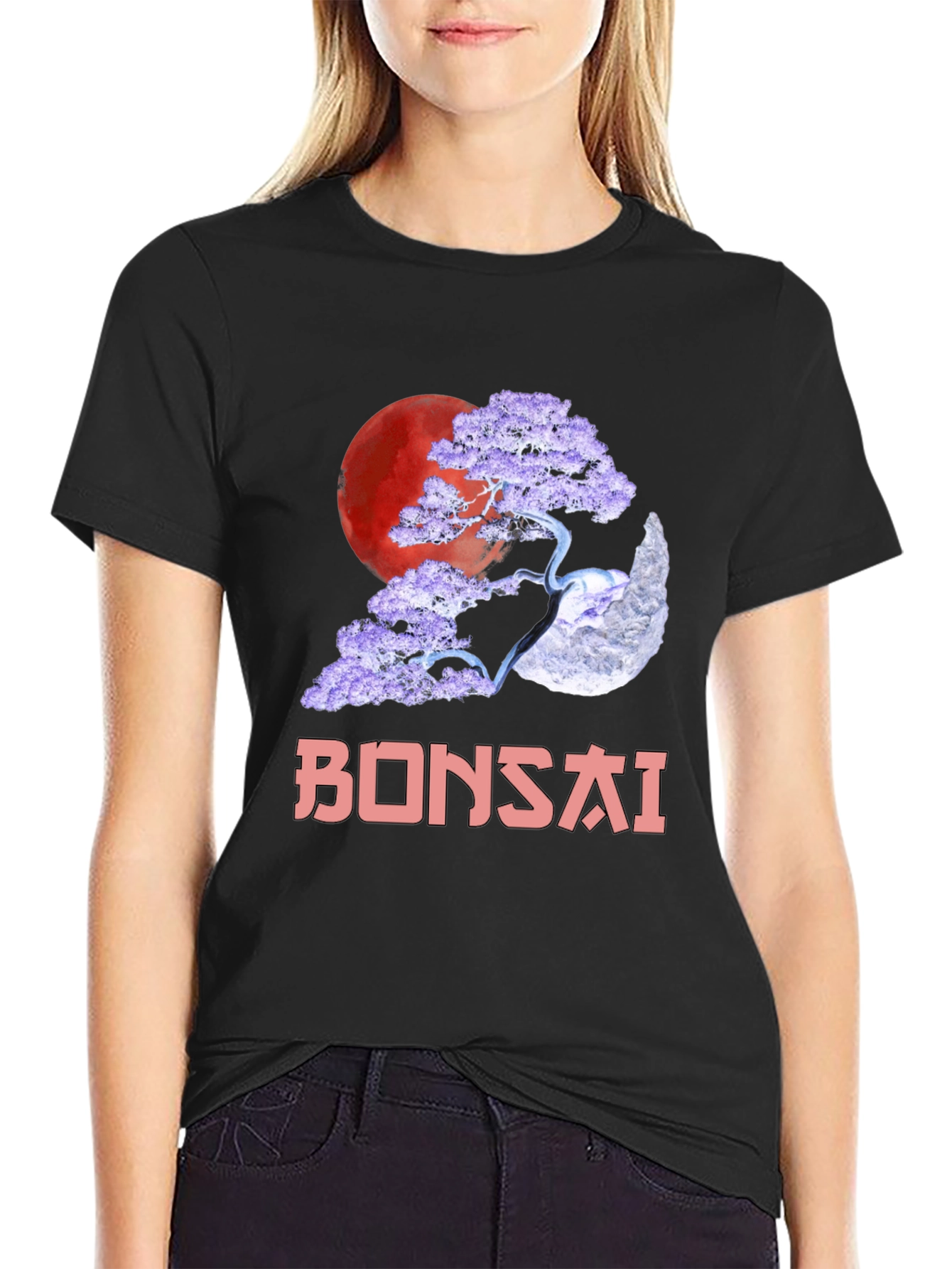 Camiseta Bonsái Estilo Japonés