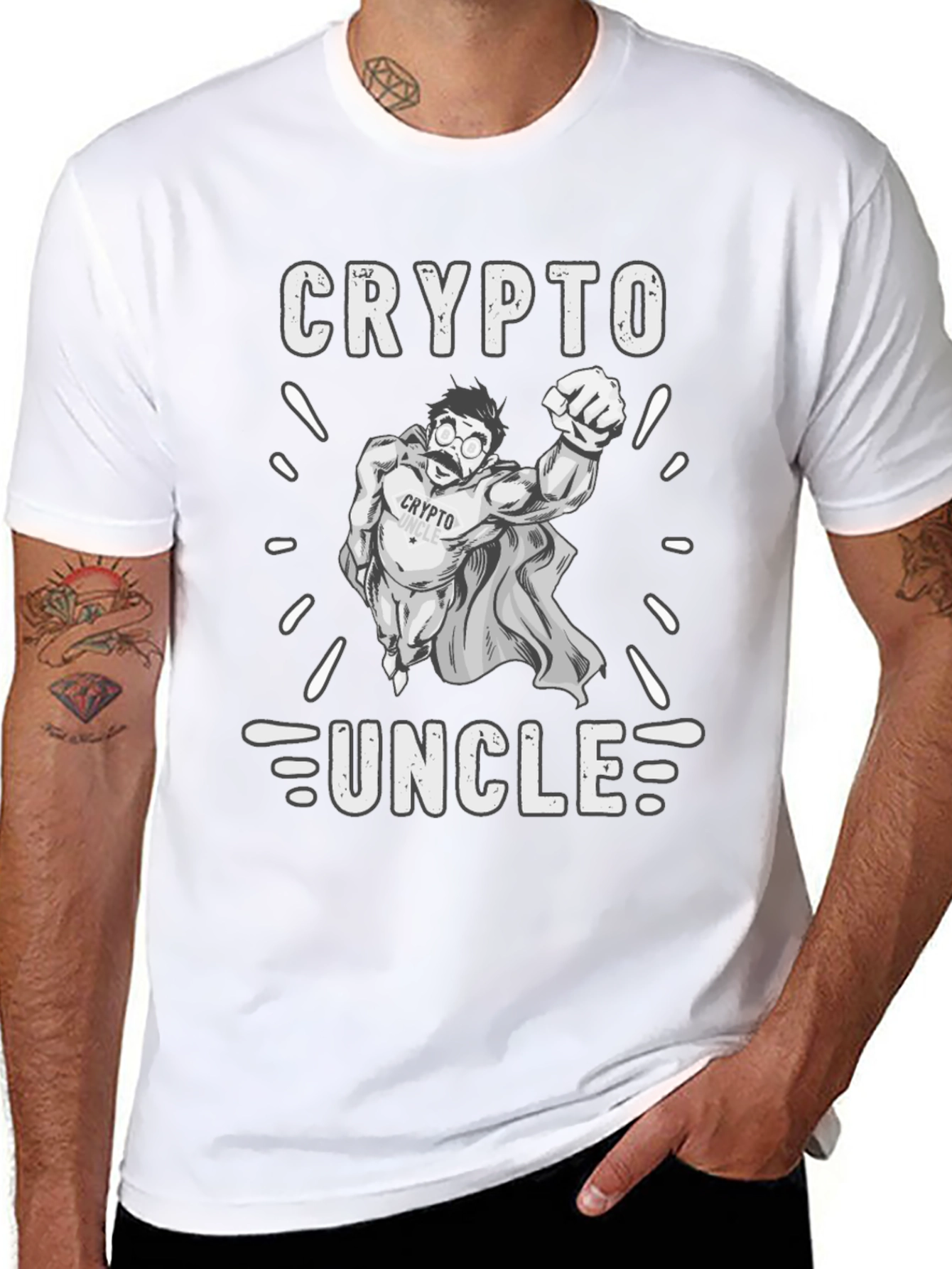 Camiseta Crypto Uncle - Diseño Único