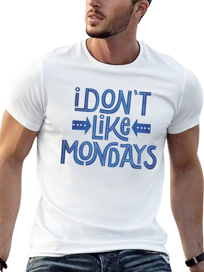Camiseta Negra I Dont Like Mondays