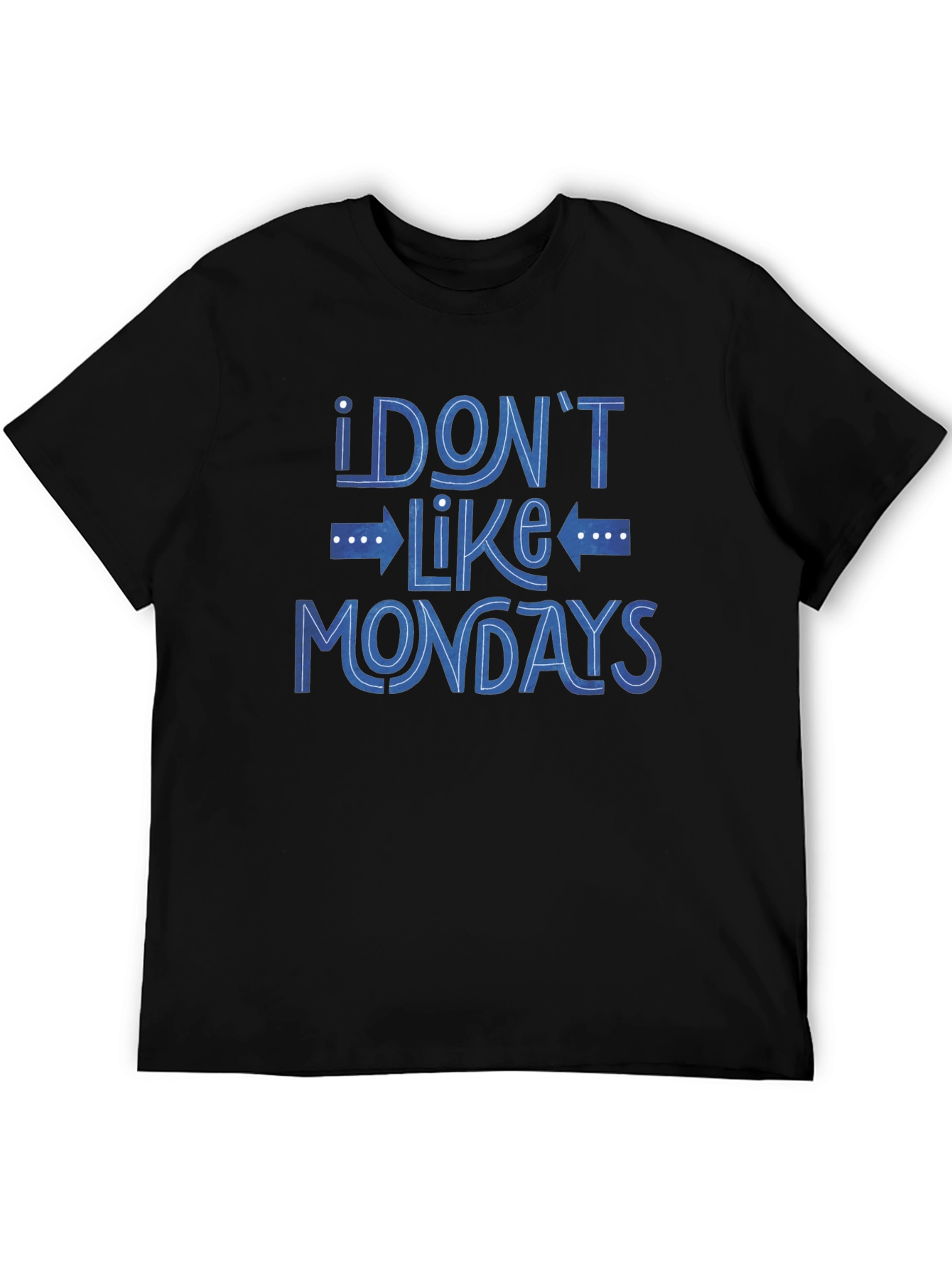 Camiseta Negra I Dont Like Mondays