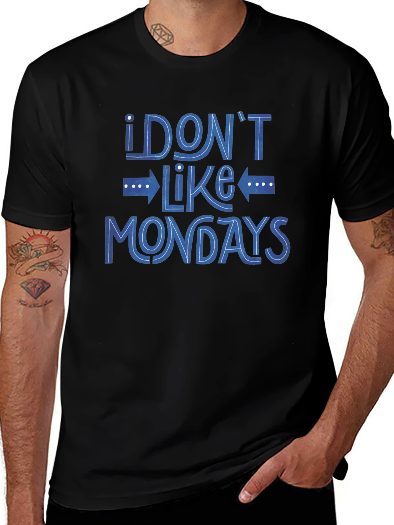 Camiseta Negra I Dont Like Mondays
