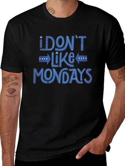 Camiseta Negra I Dont Like Mondays