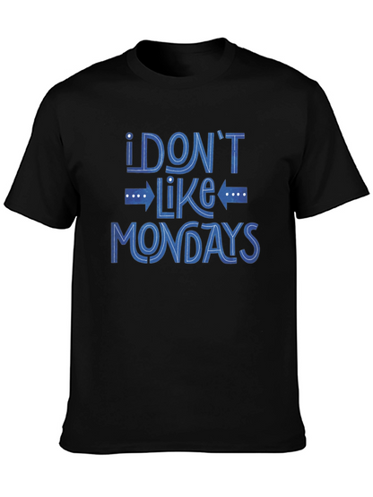 Camiseta Negra I Dont Like Mondays