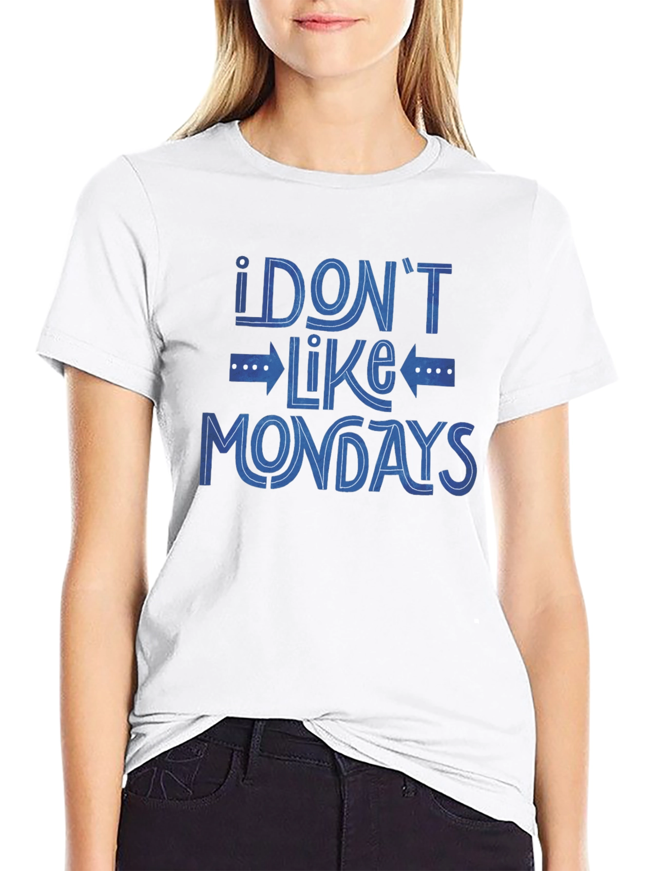 Camiseta Negra I Dont Like Mondays
