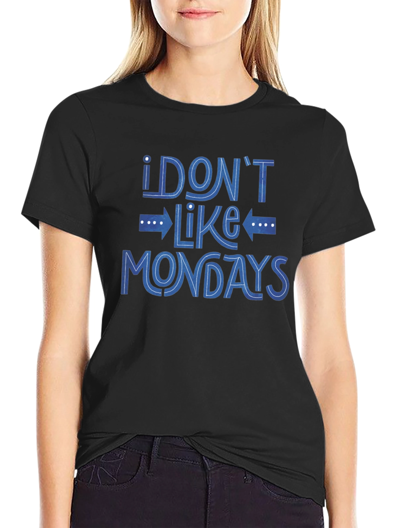 Camiseta Negra I Dont Like Mondays