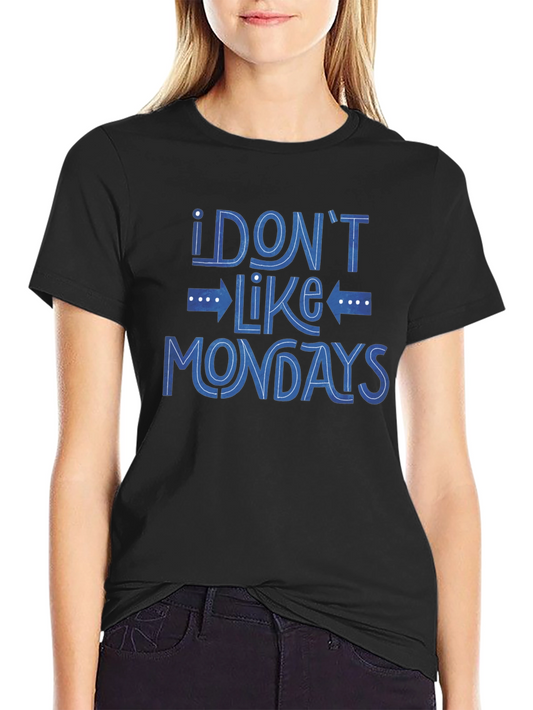 Camiseta Negra I Dont Like Mondays