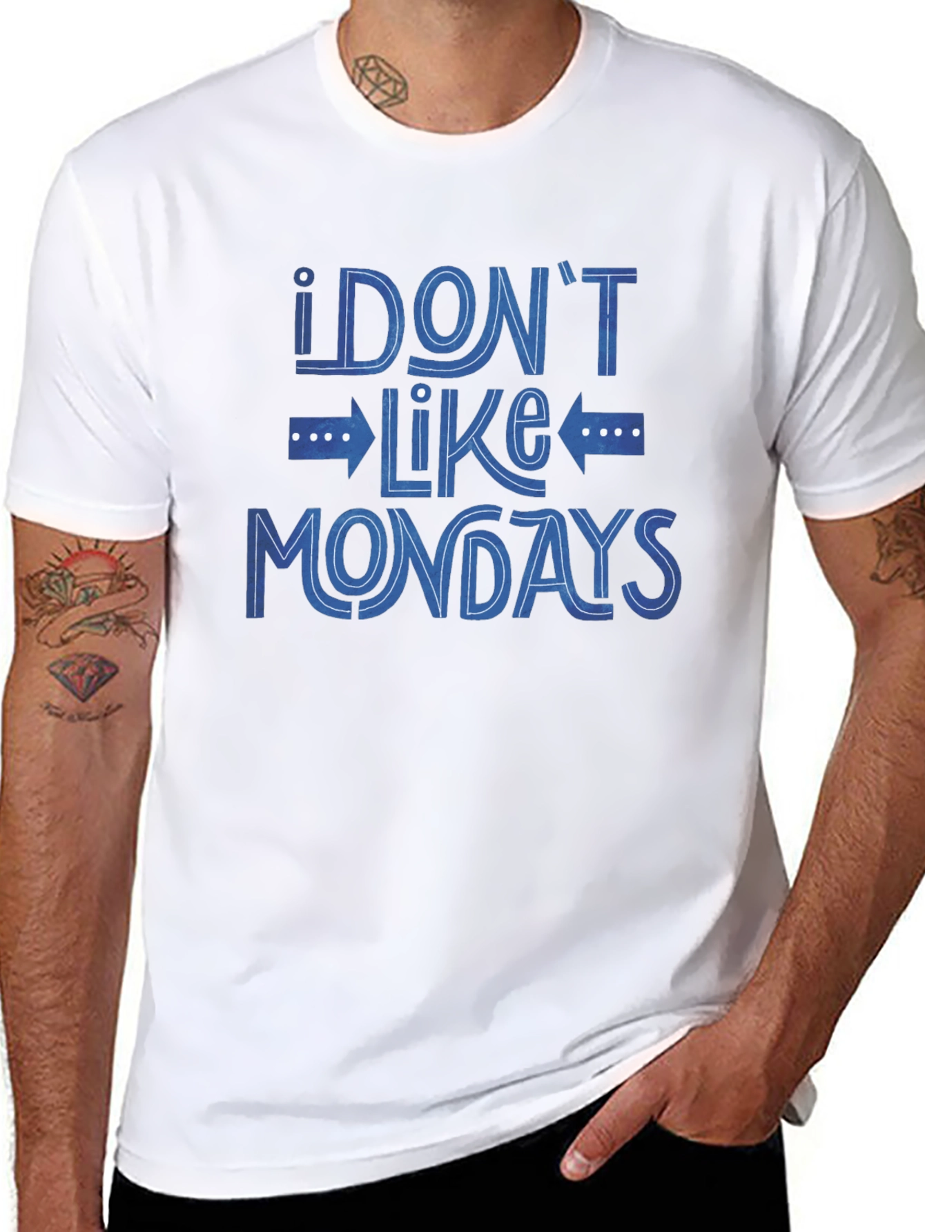 Camiseta Negra I Dont Like Mondays