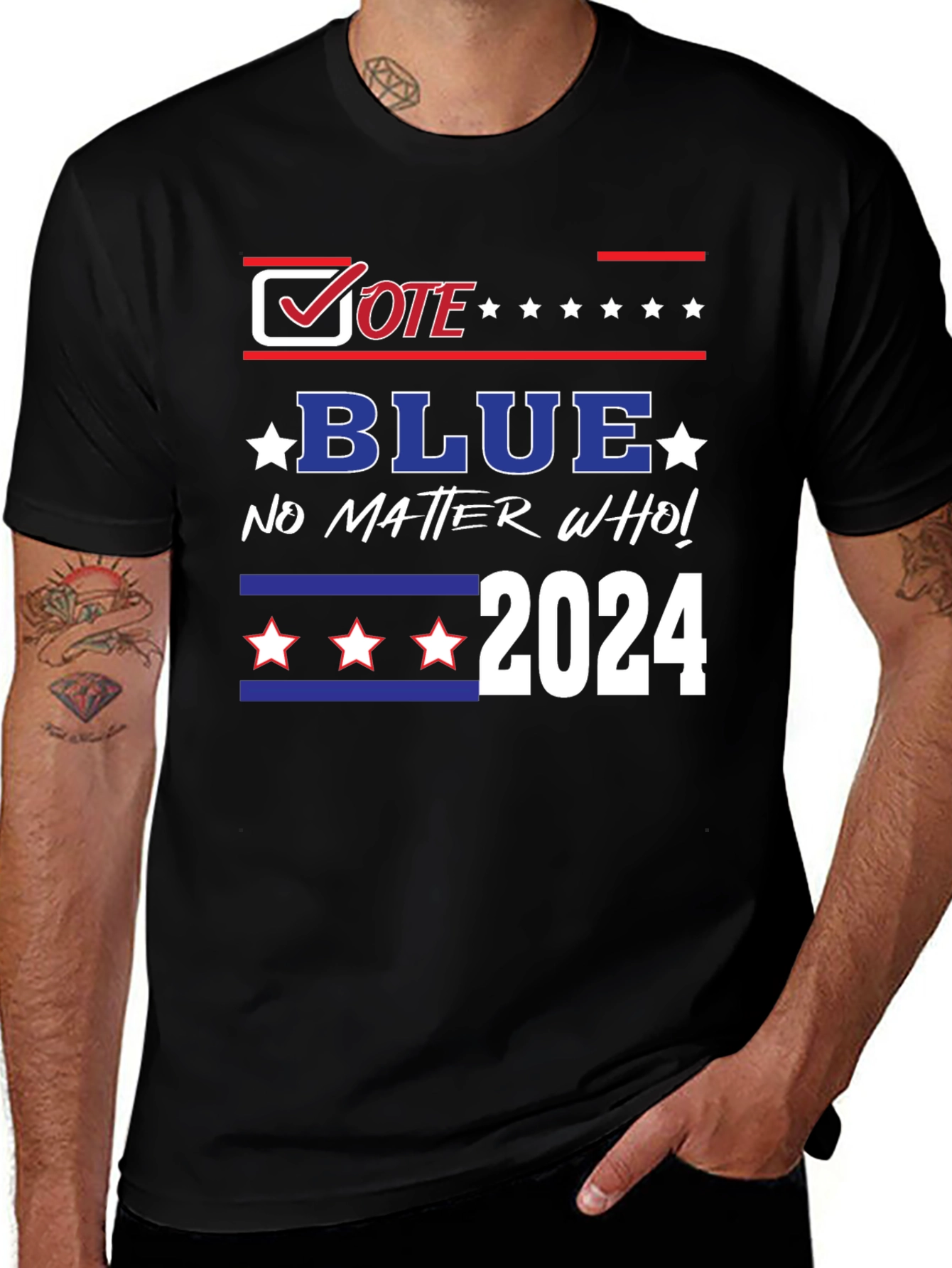Camiseta Vote Blue 2024