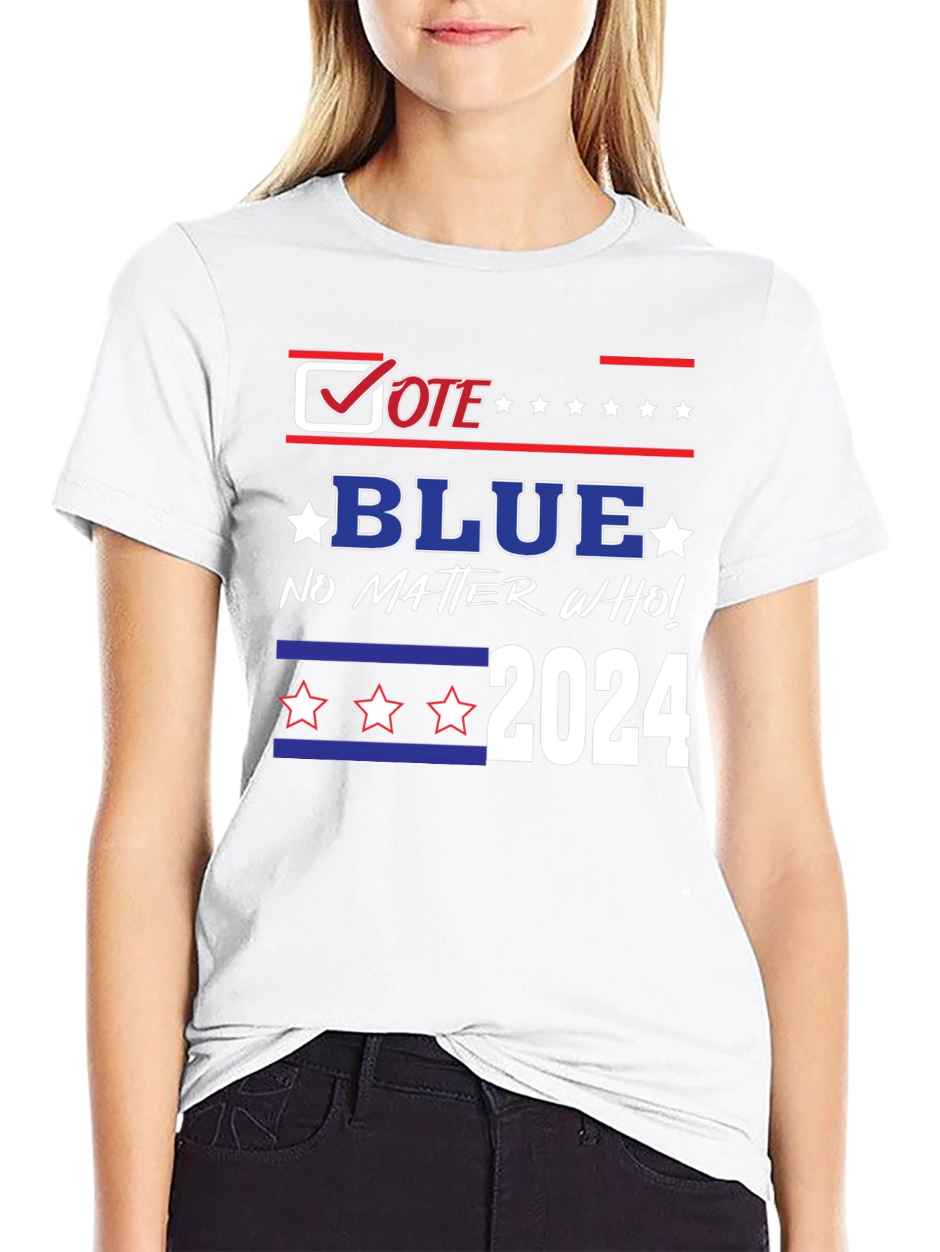 Camiseta Vote Blue 2024