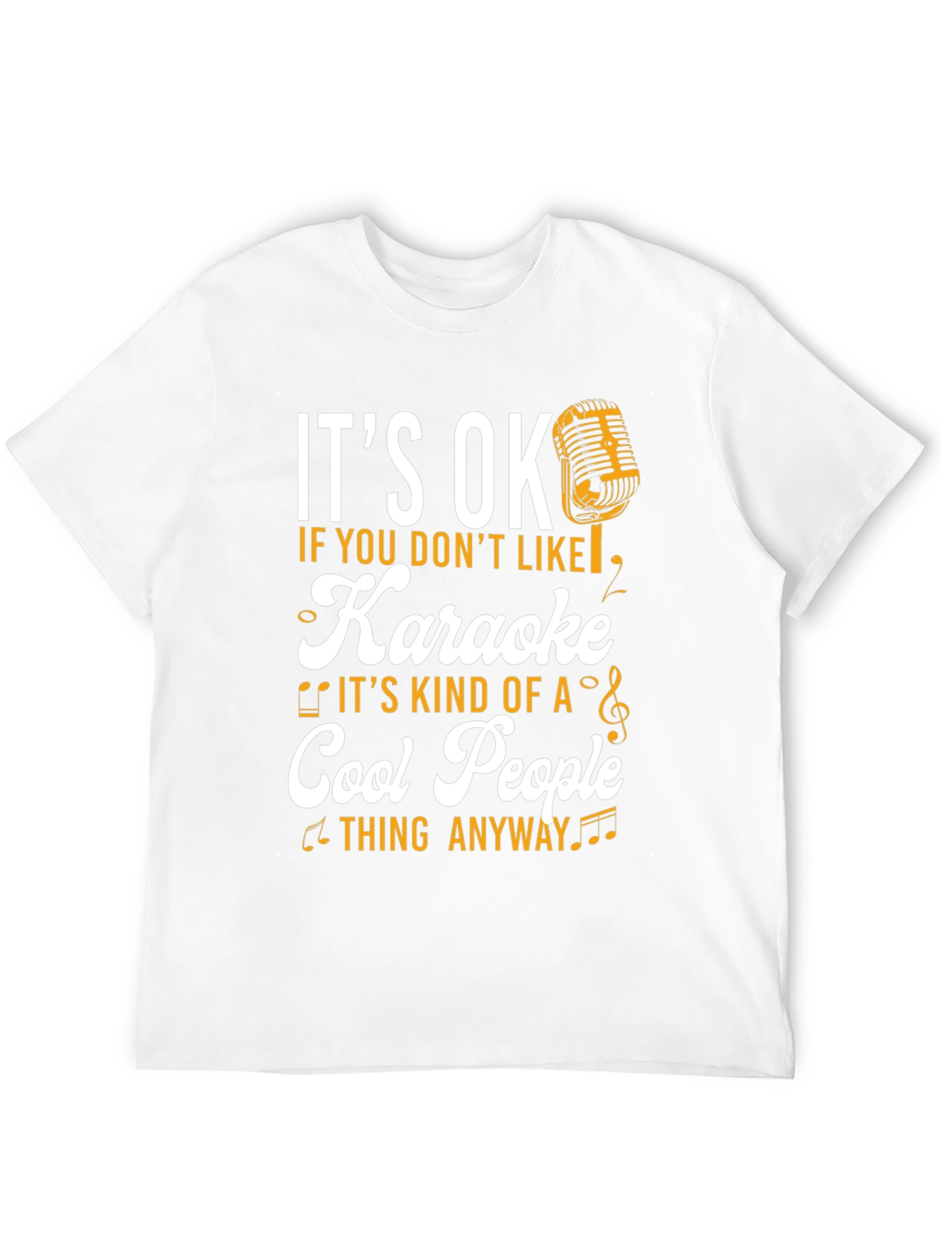 Camiseta Negra Karaoke Cool People