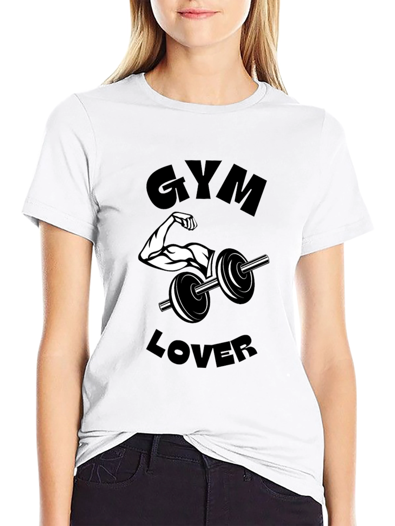 Camiseta Negra Gym Lover