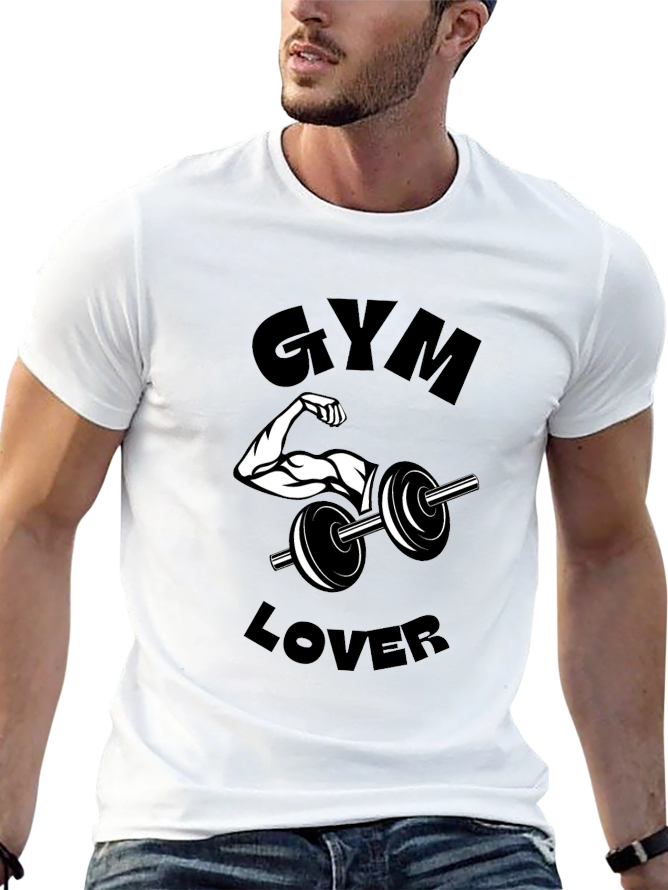 Camiseta Negra Gym Lover