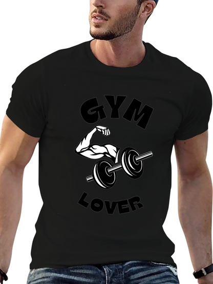 Camiseta Negra Gym Lover